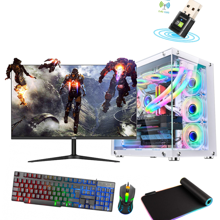 DRV-463 i5 12400F 32GB DDR5 RX 6700XT 1TB M.2 SSD Sıvı Soğutmalı 24 165Hz 1ms Oyun Bilgisayarı