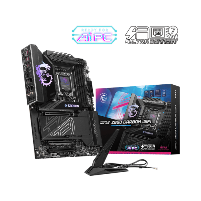 MSI MPG Z890 CARBON WIFI DDR5 9200(OC) DVI HDMI ATX