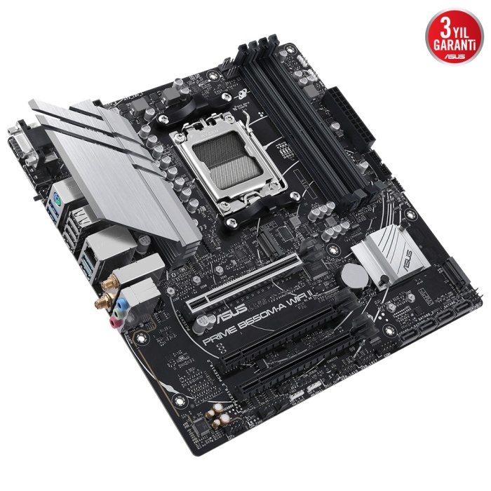 ASUS PRIME B650M-A WIFI II DDR5 6400Mhz(OC) M.2 mATX AM5