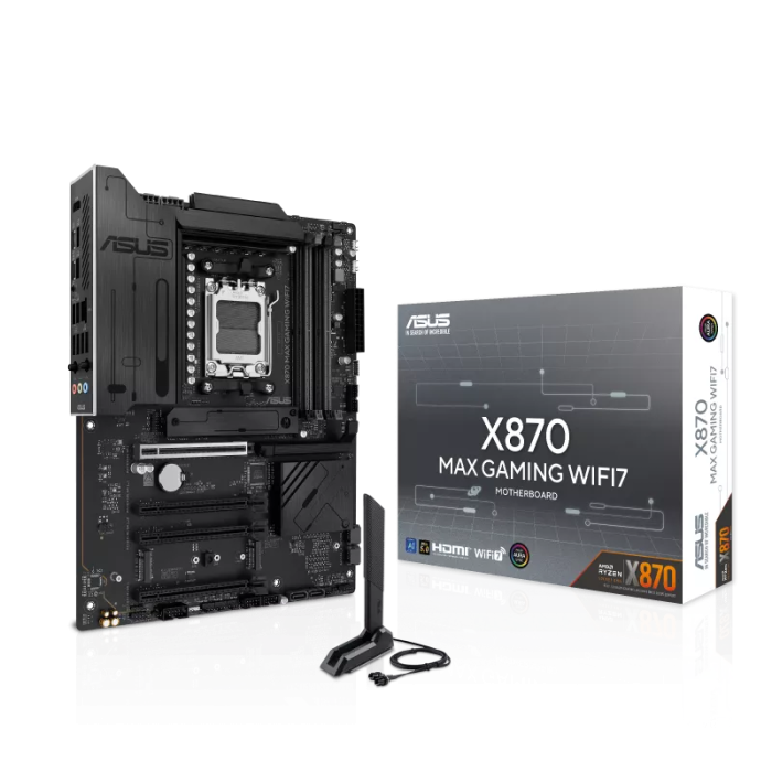 ASUS X870 MAX GAMING WIFI7 AMD AM5 DDR5 ANAKART