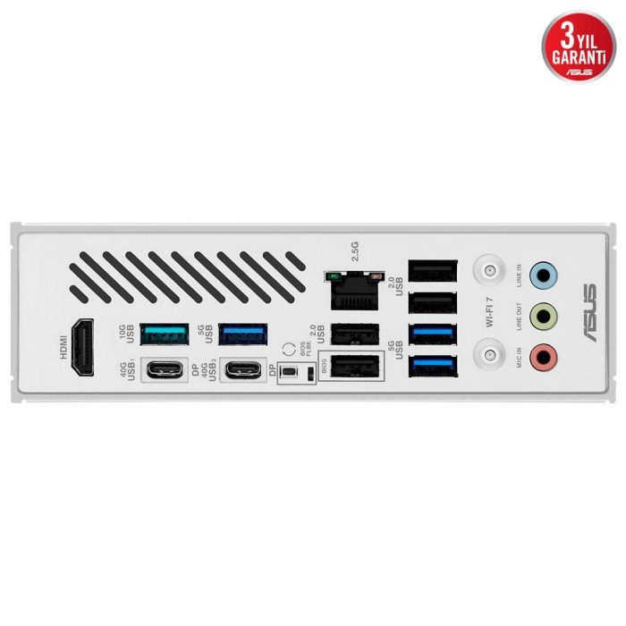 ASUS X870 MAX GAMING WIFI 7  AMD ANAKART BEYAZ