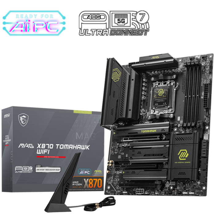 MSI MAG X870 TOMAHAWK WIFI DDR5 AMD X870 SOKET DDR