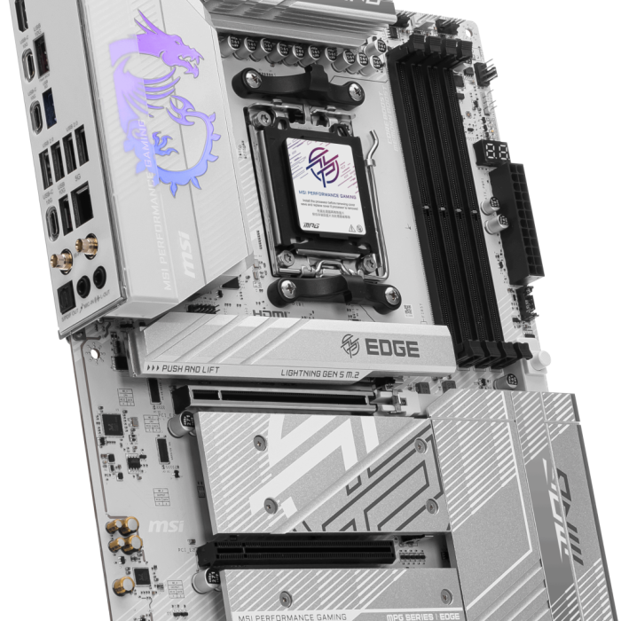 MSI MPG B850 EDGE TI WIFI AM5 DDR5 8400MHZ(OC) HDMI 4x M.2 USB 10Gbs 5G LAN WI-FI 7 ATX