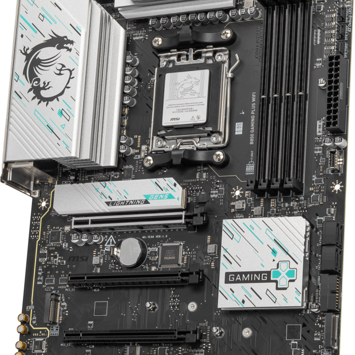 MSI B850 GAMING PLUS WIFI AM5 DDR5 8200MHZ(OC) DP 3x M.2 USB 10Gbs 5G LAN WI-FI 7 ATX