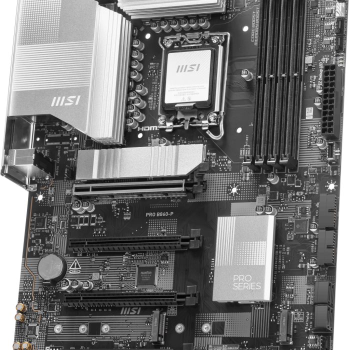 MSI PRO B860-P SOKET 1851 DDR5 8600MHZ(OC) 3xM.2 1x TB4 HDMI DISPLAY 5G LAN ATX