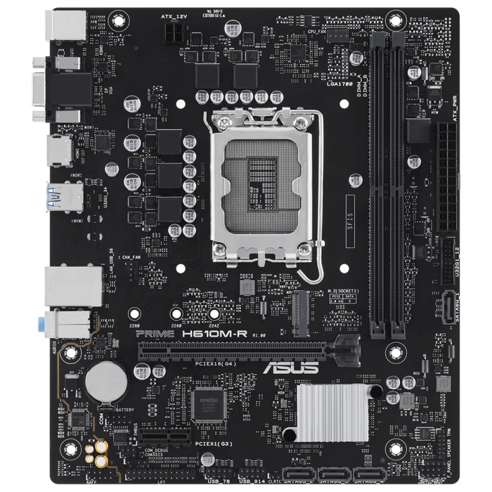 ASUS PRIME H610M-R D5-SI  DDR5  MATX 1700P