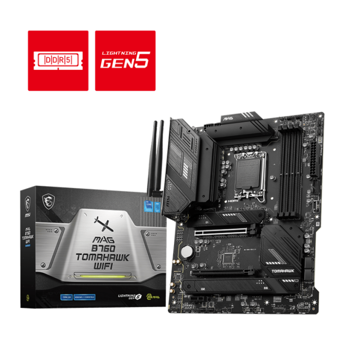 MSI MAG B760 TOMAHAWK WIFI DDR5 7000(OC) ATX 1700p