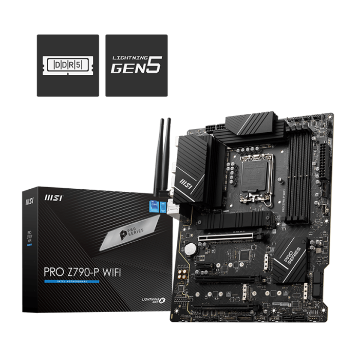 MSI PRO Z790-P WIFI DDR5 7000MHZ(OC) M.2 ATX 1700p