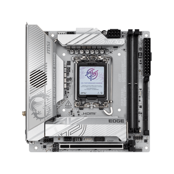 MSI MPG Z890I EDGE TI WIFI SOKET 1851 DDR5 8600MHZ