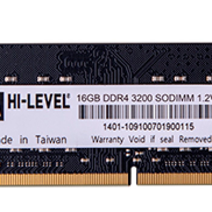 16GB DDR4 3200Mhz SODIMM 1.2V HLV-SOPC25600D4/16G HI-LEVEL