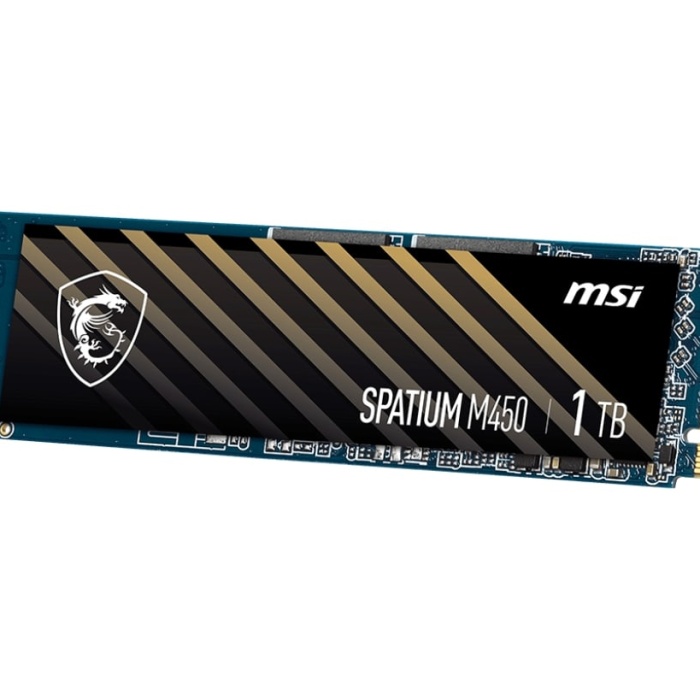 500GB MSI SPATIUM M450 PCIE 4.0 NVME M.2 V1 3000/2000MB/s