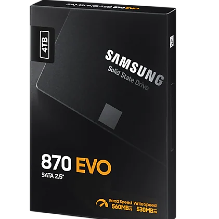 4TB SAMSUNG 870 EVO 560/530MB/s MZ-77E4T0BW SSD (Resmi Distribütör Garantili)