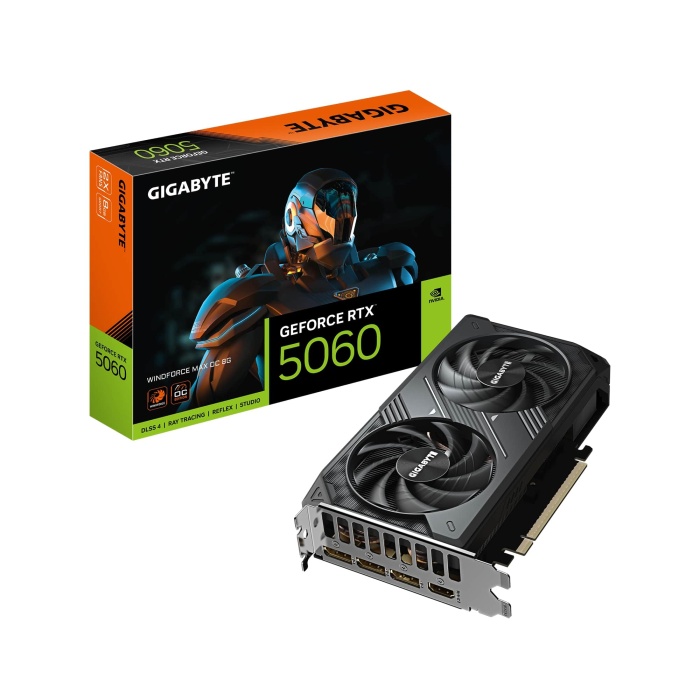 GIGABYTE RTX5060 GV-N5060WF2MAX OC-8GD WINDFORCE MAX OC 8GB GDDR7 128BIT
