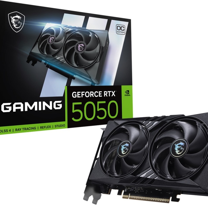 MSI GEFORCE RTX 5050 8G GAMING OC GDDR6 128B DX12 PCIE 5.0 X16 (3XDP 1XHDMI)