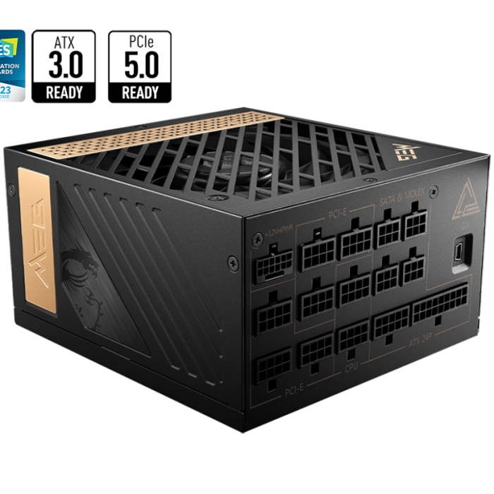 MSI MEG AI1300P PCIE5 1300W 80+ PLATINUM PSU
