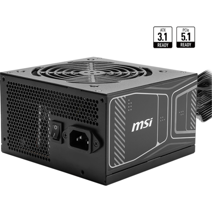 MSI MAG A850GN PCIE5 850W 80+ GOLD PSU NON-MODULAR