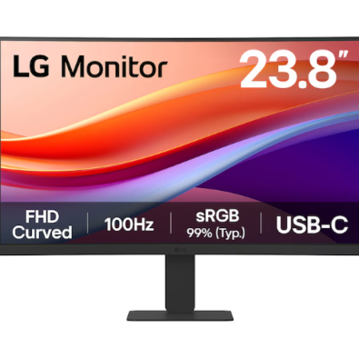 23.8 LG 24U421A-B FHD 5MS 100HZ HDMI USB-C CURVED