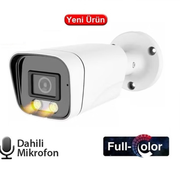 EZCOOL EZ-2315IPS 5MP 3.6MM FULLCOLOR SESLİ METAL POE IP BULLET KAMERA