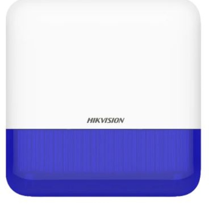 HIKVISION DS-PS1-E-WE HARICI TIP KABLOSUZ ALARM SİRENİ (MAVİ)