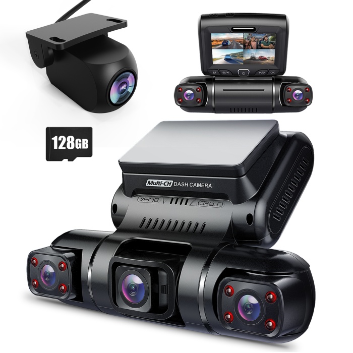 PRUVEEO D90-4CH FHD WI-FI GPS + 128GB SD KART KAME