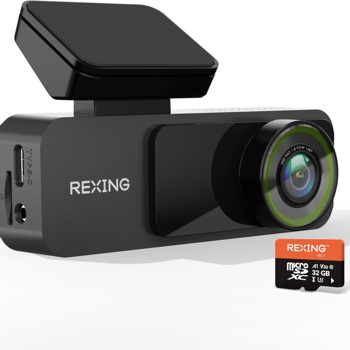 REXING V1 LITE 2K WIFI ARAC KAMERASI + 32GB SD KAR