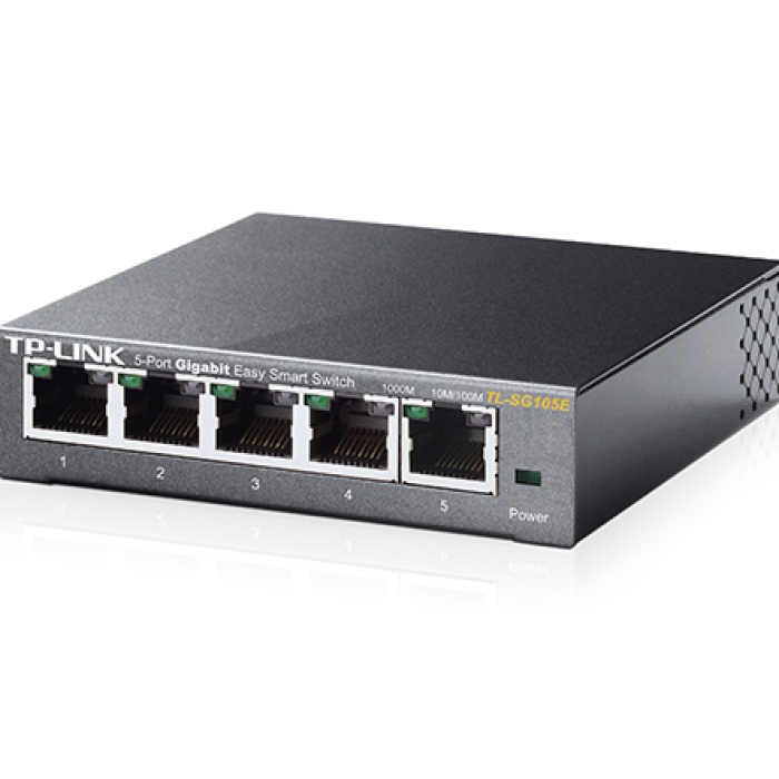 TP-LINK TL-SG105E 5PORT 10/100/1000 YÖNETİLEBİLİR SWITCH