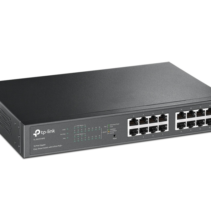 TP-LINK TL-SG1016PE 16PORT 10/100/1000 YÖNETİLEBİLİR POE SWITCH