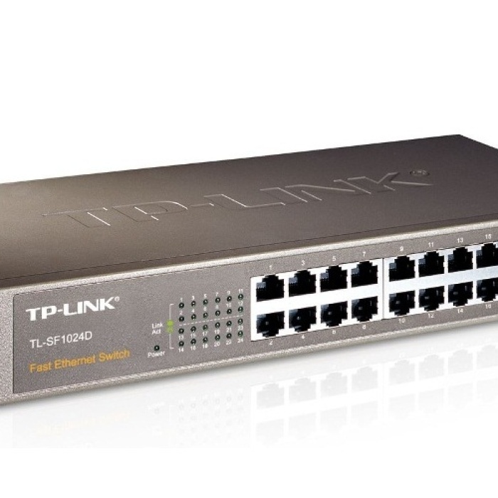 TP-LINK TL-SF1024D 24PORT 10/100 YÖNETİLEMEZ SWITCH