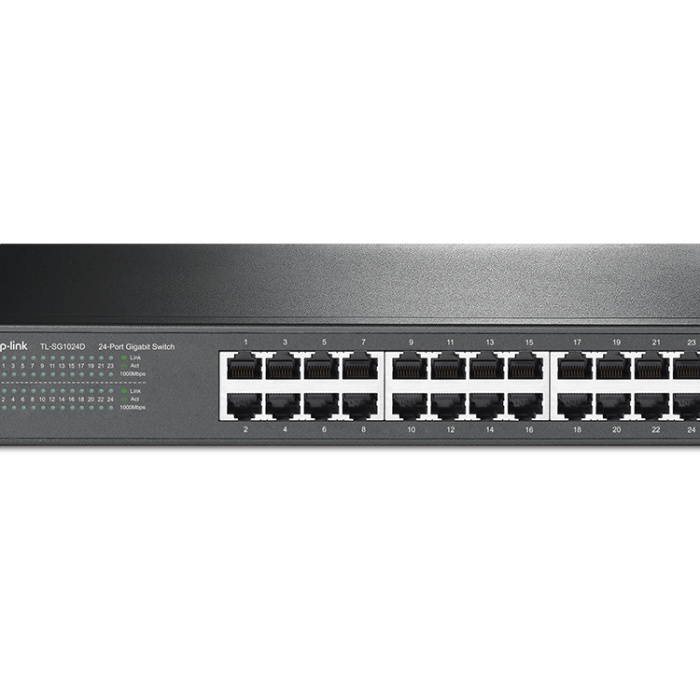 TP-LINK TL-SG1024D 24PORT 10/100/1000 YÖNETİLEMEZ SWITCH