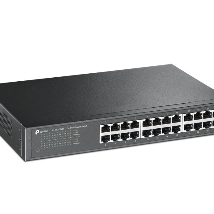 TP-LINK TL-SG1024D 24PORT 10/100/1000 YÖNETİLEMEZ SWITCH