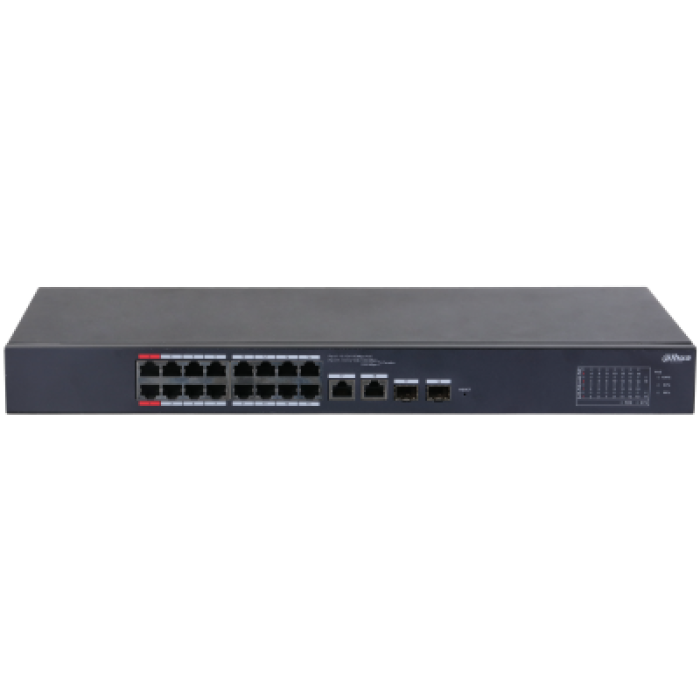 DAHUA CS4218-16ET-135 16 PORT16XFE-2XGE-2XGE/SFP YÖNETİLEBİLİR 135W POE SWİTCH