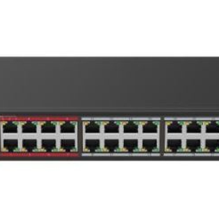 HILOOK NS-0326P-230(B) 24XFE+1XGE+1XGE/SFP YONETİLEMEZ 230W POE SWİTCH