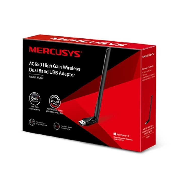 TP-LINK MERCUSYS MU6H 650MBPS D.BAND USB ADAPTÖR