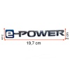 Nissan Yazı Qashqai 21-24 Arka (E-power yazısı)