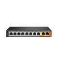 Tiandy PS-1008E-2G 8 Port Yönetilmeyen AI POE Switch ( 8E + 2G )