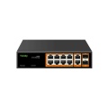 Tiandy PS-1008G-2G2SFP 8 Port Yönetilmeyen Full Gigabit AI POE Switch ( 8G + 2G + 2SFP )