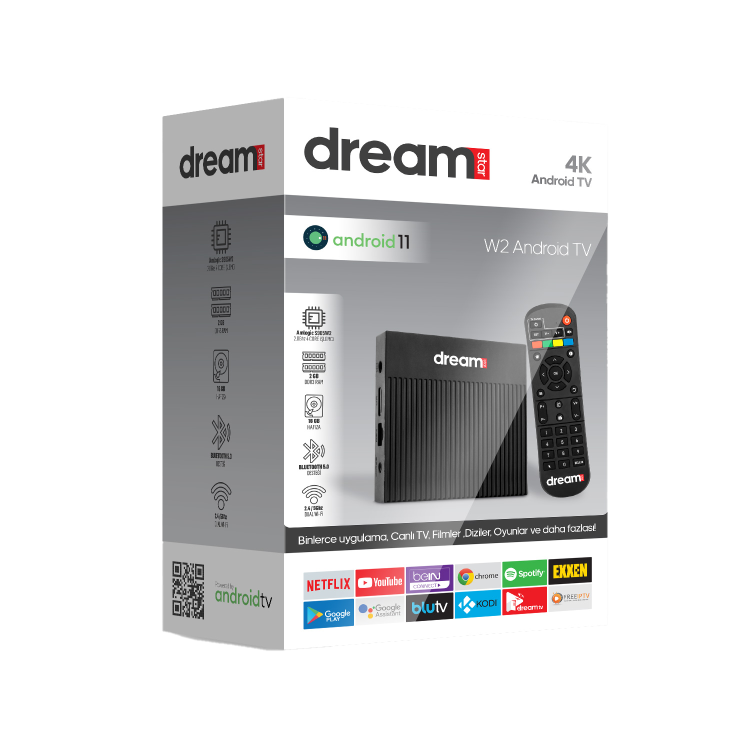 Dreamstar W2 4K UltraHD Android 11 TV Box