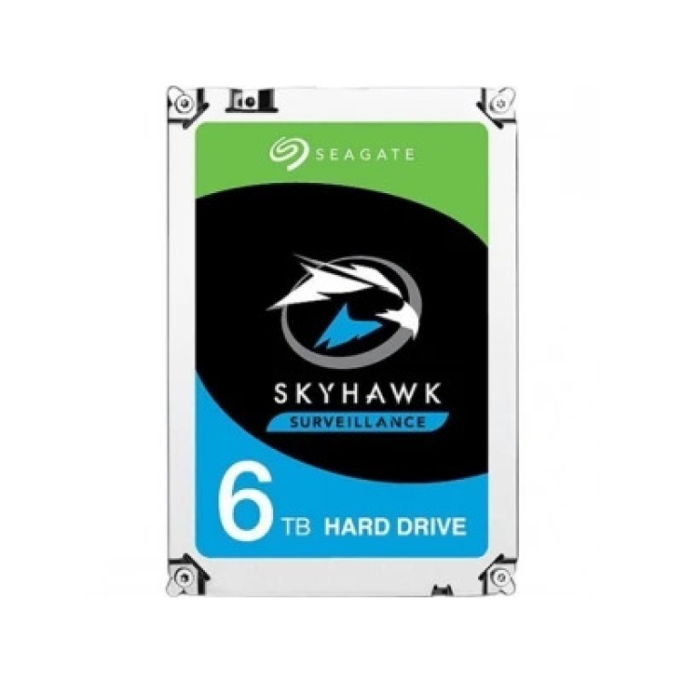 Seagate Skyhawk ST6000VX001 6TB 3.5 INC 256MB SATA3 7/24 Güvenlik Harddisk
