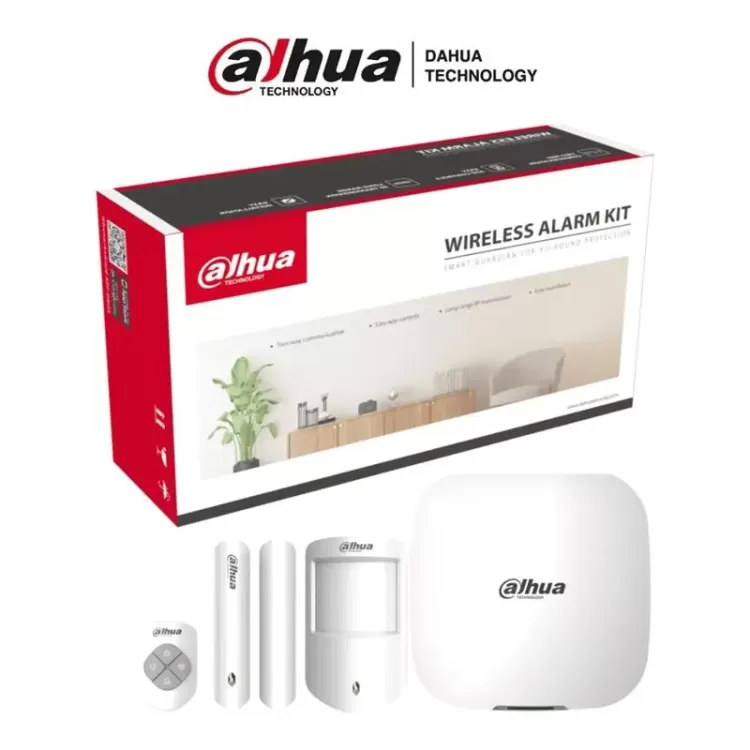 Dahua ART-ARC3000H-03-GW2 Kablosuz Wifi +2G  Sim Kart Alarm Seti Pır Dedektör +Manyetik Kontak +Kumanda