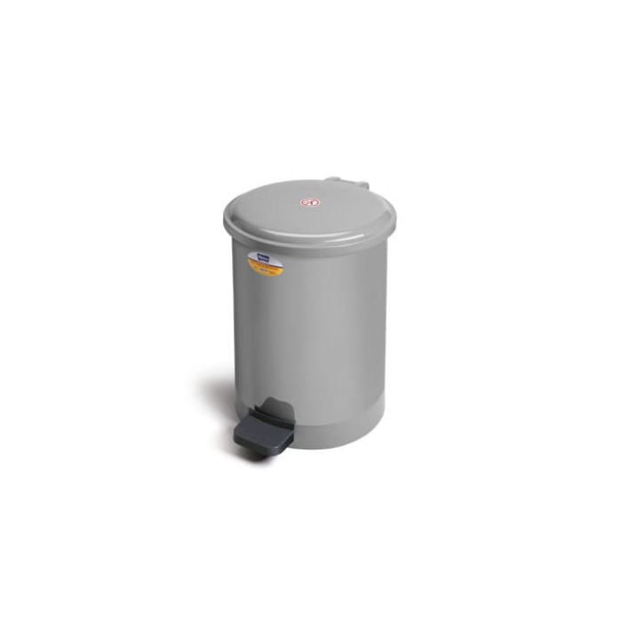 ÇÖP KOVASI PEDALLI 40 LT GRİ