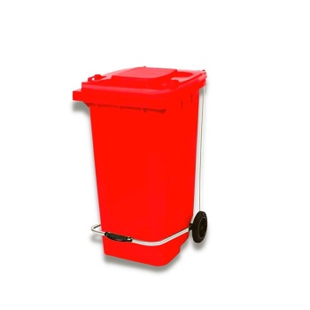 KONTEYNER 80 LT RENKLİ PEDALLI