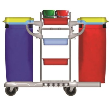 KAT HİZMET ARABASI ÇİFT BRANDALI PLASTİK