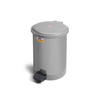 ÇÖP KOVASI PEDALLI 40 LT GRİ
