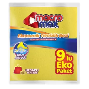 TEMİZLİK BEZİ 9 LU