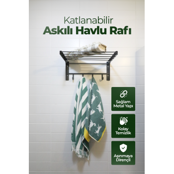 Katlanabilir Banyo Askılığı