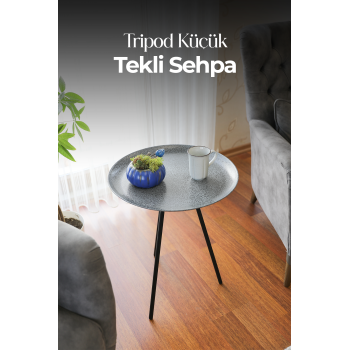 Tripod Küçük Tekli Sehpa | Ev - Bahçe - Piknik - Ofis