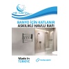 Banyo İçin Katlanabilir Askılı Havlu Rafı - 45x22 cm