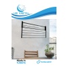 Duvara Monte Katlanabilir Çamaşır Askısı - 60x40 cm