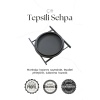 Katlanır Çift Tepsili Sehpa