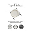 Katlanır Çift Tepsili Sehpa